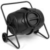 Costway 50 Gallon Wheeled Compost Tumbler Garden Waste Bin