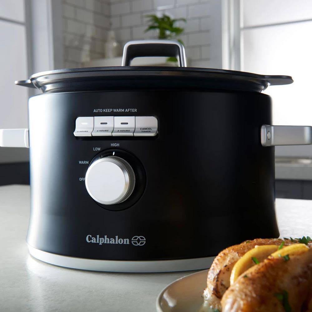 Calphalon Digital Saut Slow Cooker Dark Stainless Steel - Image 9